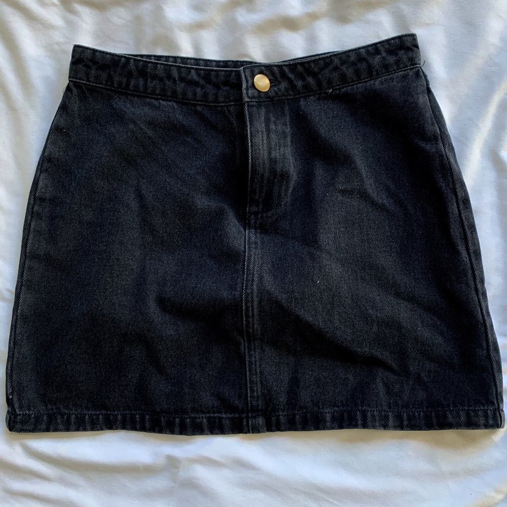 Jean black Skirt